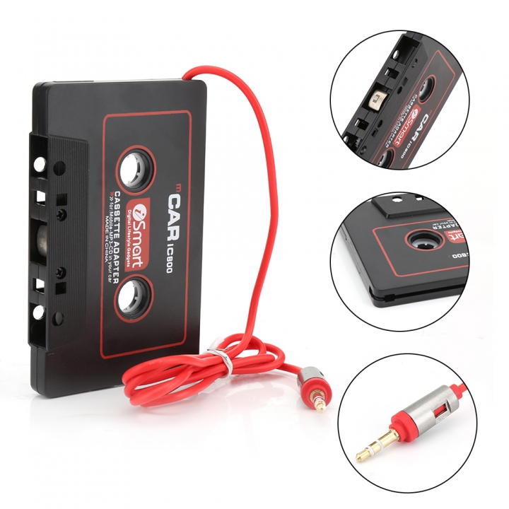 3.5mm Jack Plug Car Cassette Tape Cassette Mp3 Player Converter For iPod iPhone MP3 CD Player