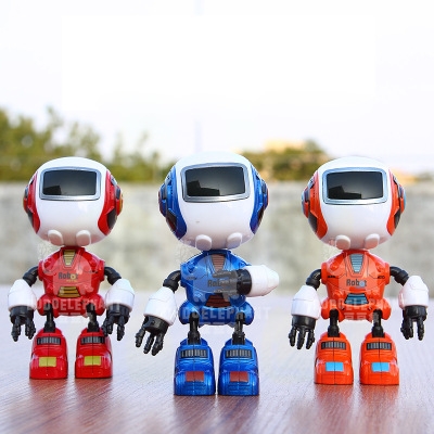 Robot toy Early Education Voice Illuminate Alloy induction Mini intelligent Robot