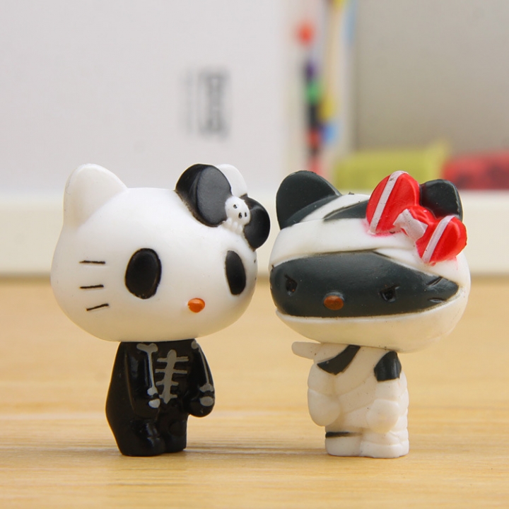 Halloween Cat Decoration lovely life Creative Cartoon Hand Landscaping Doll