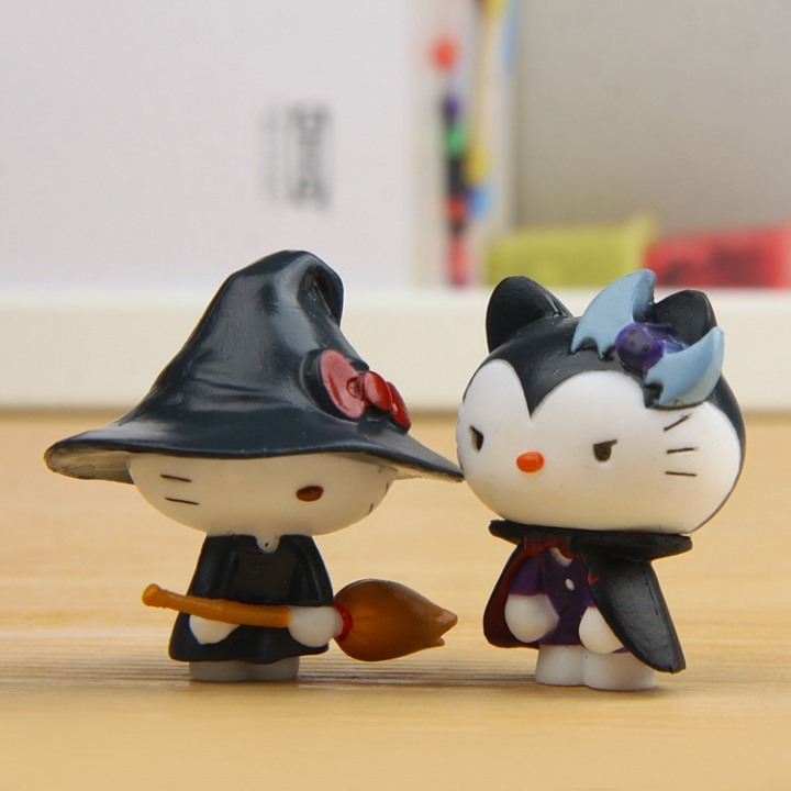 Halloween Cat Decoration lovely life Creative Cartoon Hand Landscaping Doll