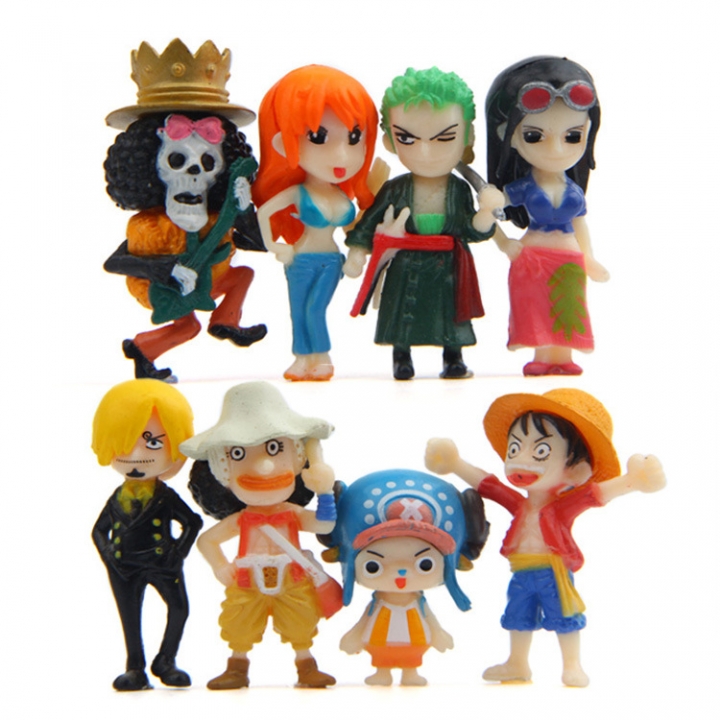 Pirate Straw hat Luffy Choba Microscopic Bonsai Succulents garden Decoration