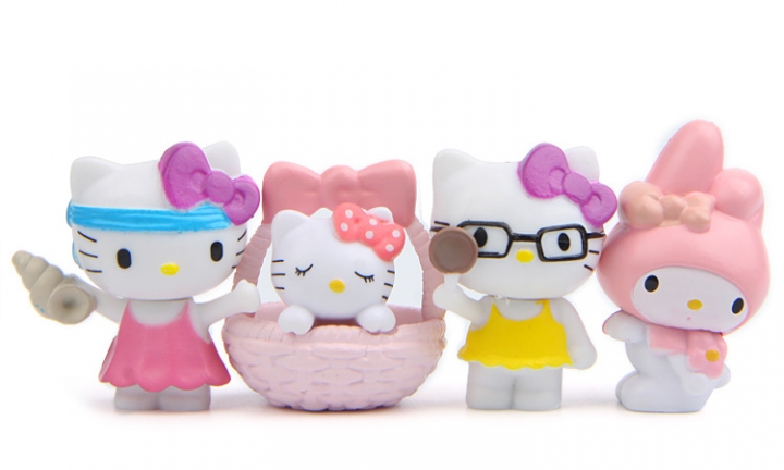 Le cat Changeable Modeling Hand Creative Wild Cake Baking Decoration Landscaping Doll