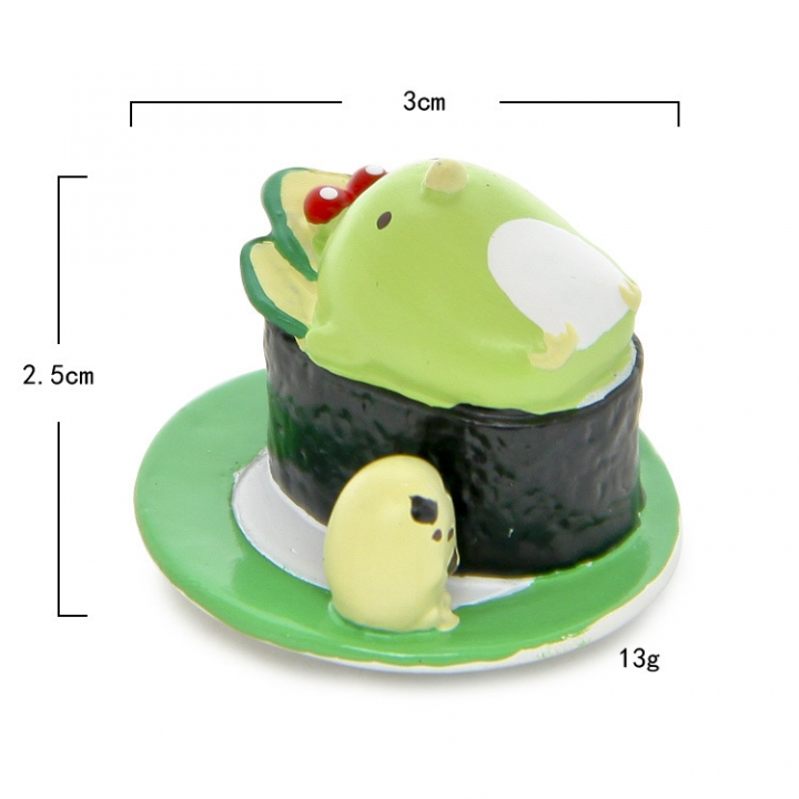 Groceries Corner Biological Cute Couple Cat Bear Sushi Beautiful table Food Version Landscaping Doll