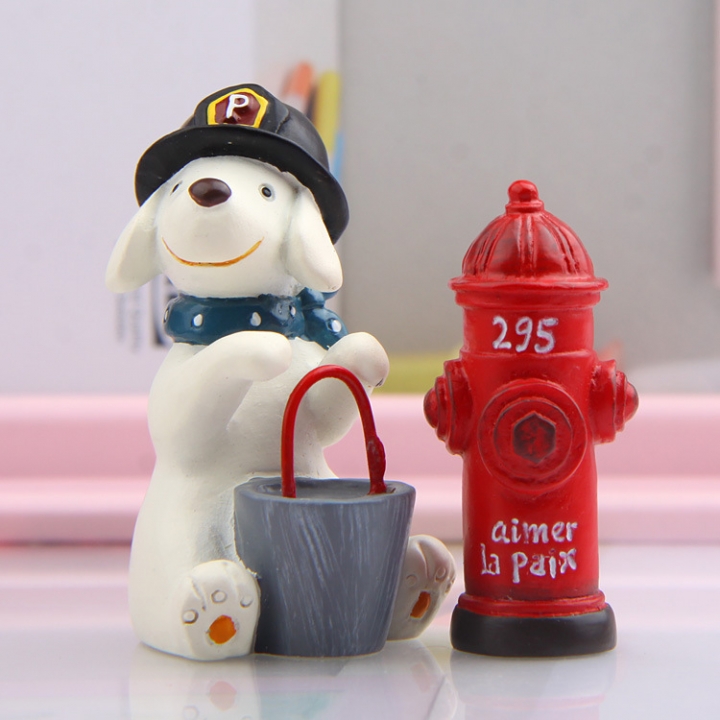 Groceries Puppy fire Hydrant Gardening Succulents Fresh Flower insert Plugin Shooting Prop