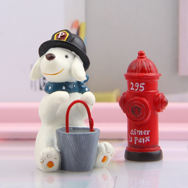 Groceries Puppy fire Hydrant Gardening Succulents Fresh Flower insert Plugin Shooting Prop