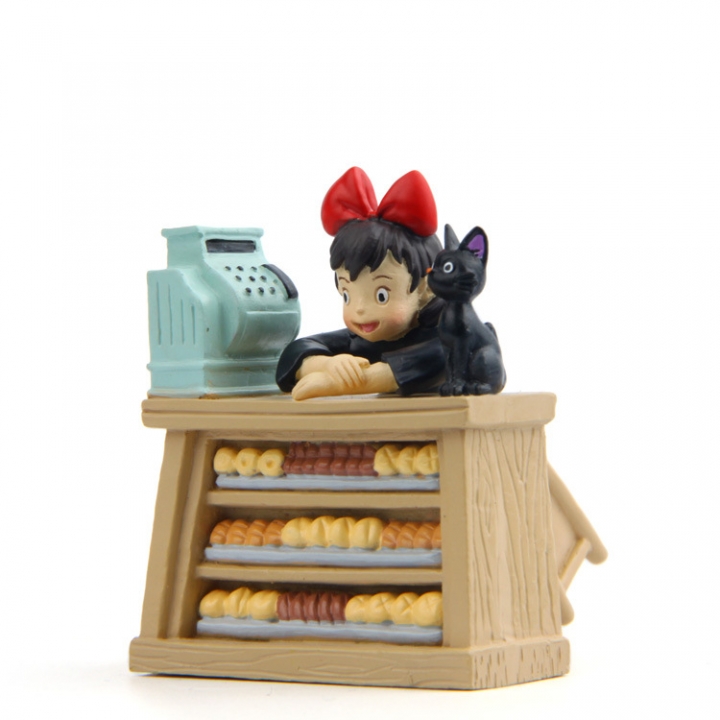Witch Home delivery Jiji Couple Cat Little Witch classic bakery Decoration Hand Landscaping Doll