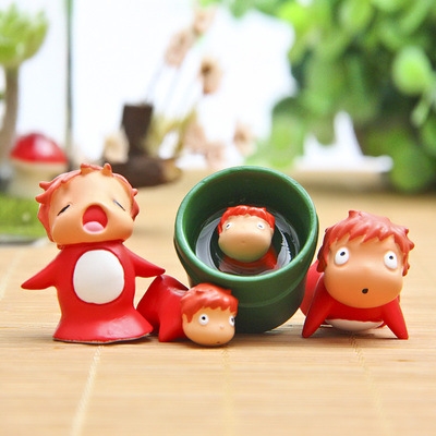 On the Cliff goldfish Ji Boiu Diy Landscaping Micro landscape Succulents gardening Accessories