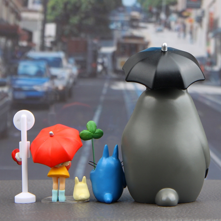 Jili cat classic Xiaoyue bus stop large Umbrella Totoro Inside the car Decoration