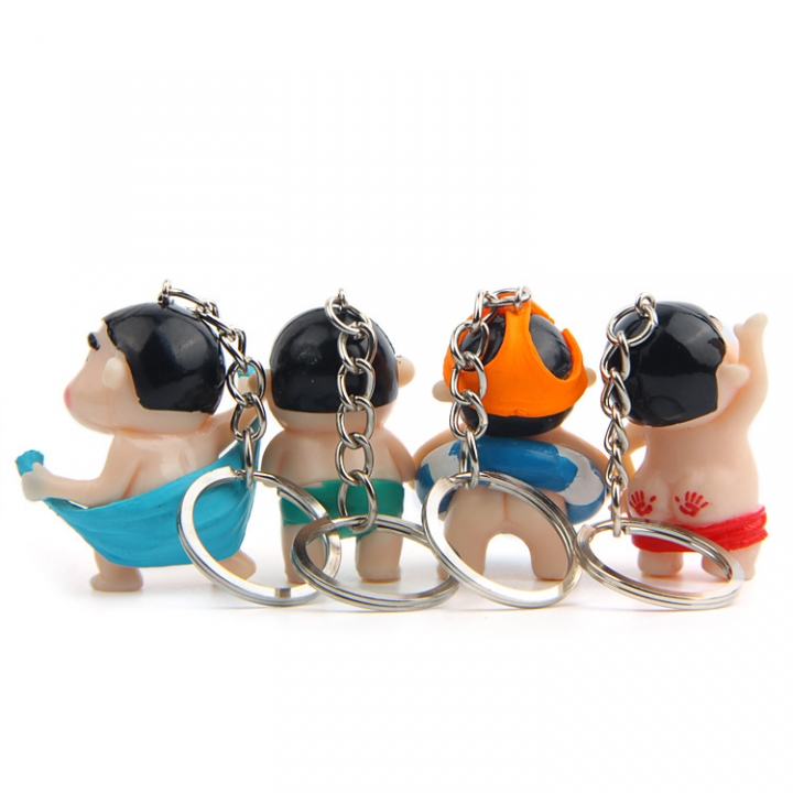 Hand Creative key chain car key ring Couple bag Pendant