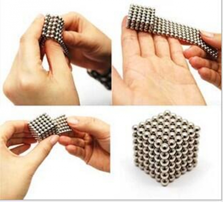 216pcs 5mm Neodymium Magnetic Magic Cube Balls Spheres Beads Magnet Blocks Puzzle Rare