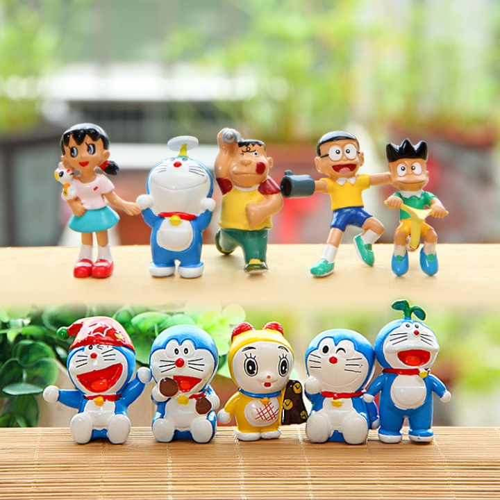 Blue fat man theater Creative Cartoon Hand Doll Decoration