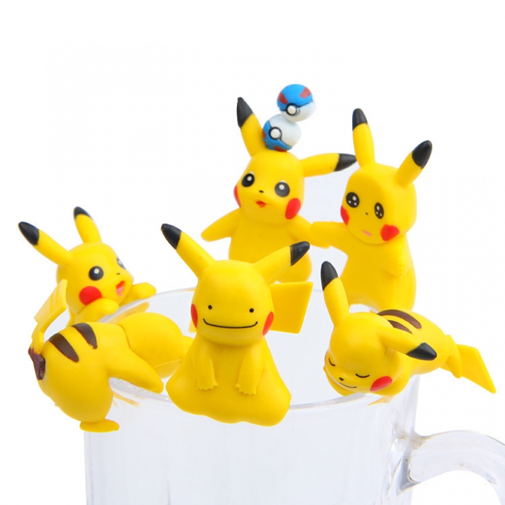 Super Cute Pet Elf Bikachu Seaweed Ball cup Gardening Landscaping Doll