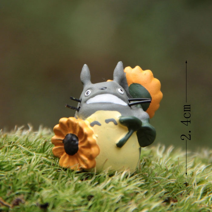 Totoro Micro landscape Potted plant Flower insert flower pot gardening Accessories