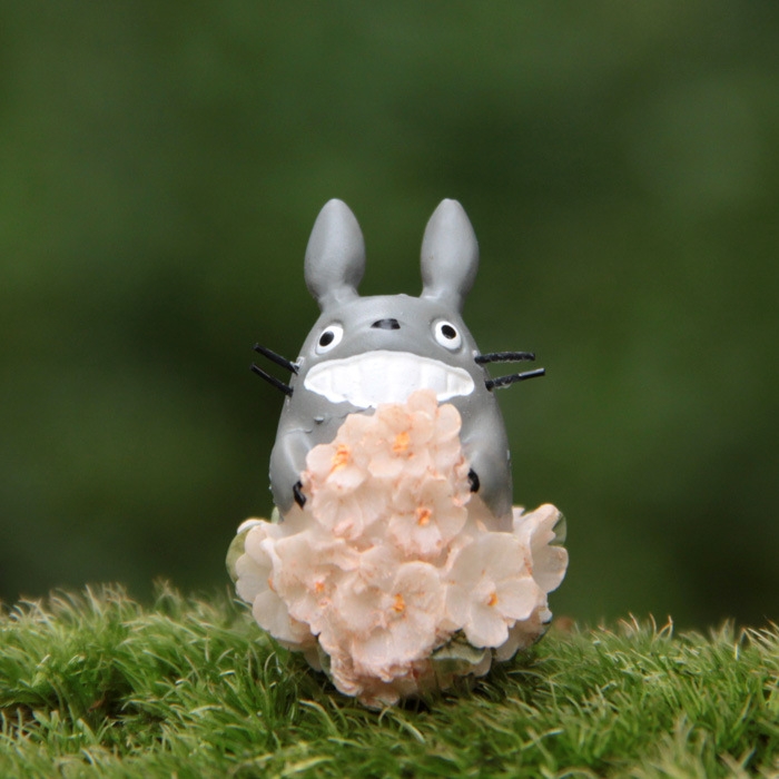 Totoro Micro landscape Potted plant Flower insert flower pot gardening Accessories