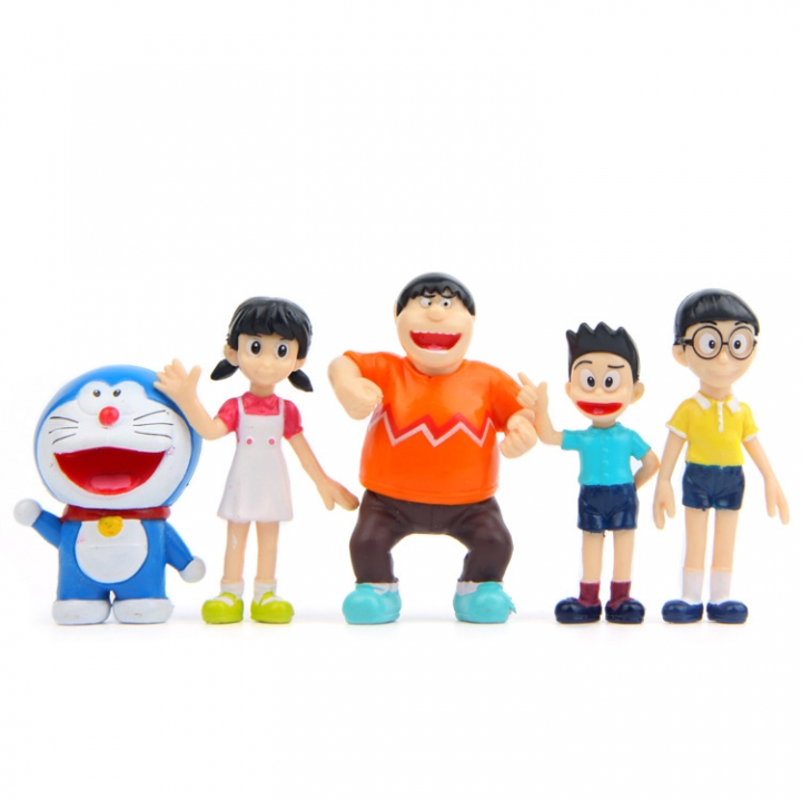 Blue Fat Man Family Portrait Xiao Jing Big Bear Creative Hand DIY Doll Decoration