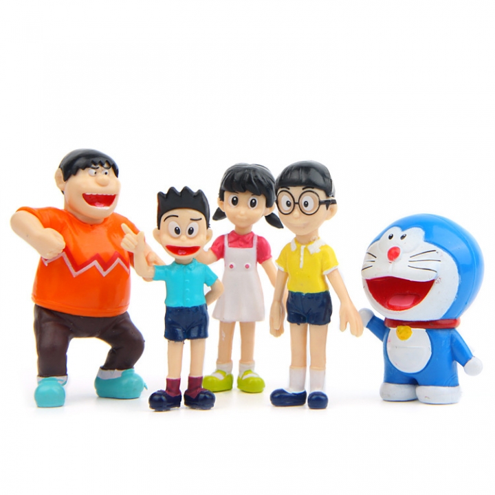 Blue Fat Man Family Portrait Xiao Jing Big Bear Creative Hand DIY Doll Decoration