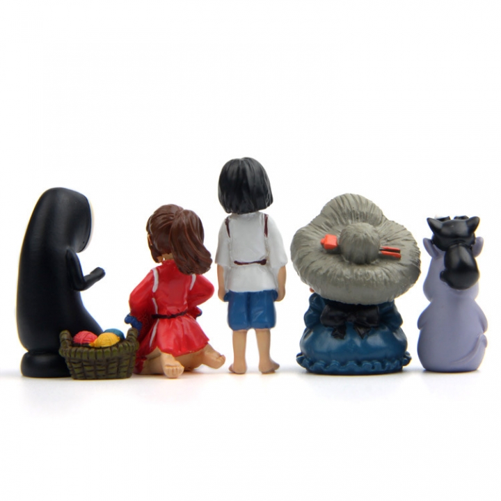 Knitting Sweater Chihiro Sitting Position Faceless Man Qian Mother Piggy Mouse Hand Landscaping Doll