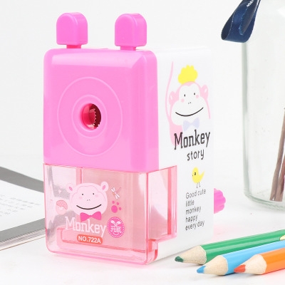 Mini Cartoon Hand Shake Pencil Sharpener plastic Pencil Sharpener Pencil Pen Student Stationery