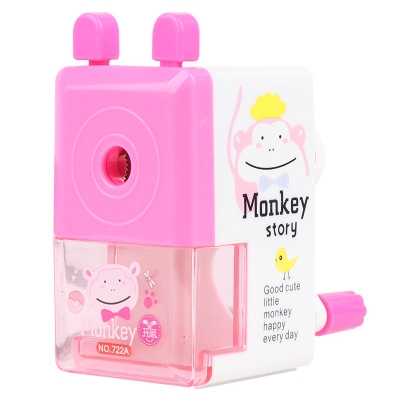Mini Cartoon Hand Shake Pencil Sharpener plastic Pencil Sharpener Pencil Pen Student Stationery