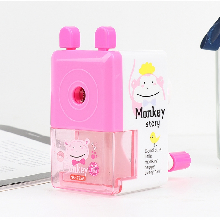 Mini Cartoon Hand Shake Pencil Sharpener plastic Pencil Sharpener Pencil Pen Student Stationery