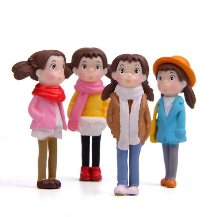 Xiaomei Winter clothing moss Micro landscape Decoration lovely Human form doll Landscaping Doll