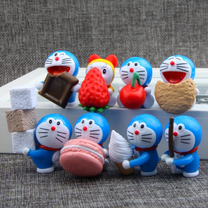 Foodie Dessert Time Biscuits Strawberry Creative Decoration Hand Landscaping Doll