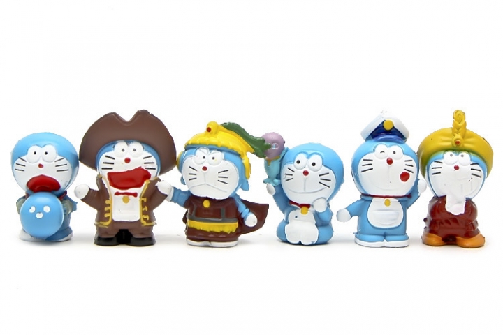 Blue fat Man Variety the Film Creative Cartoon Hand Home Doll Decoration