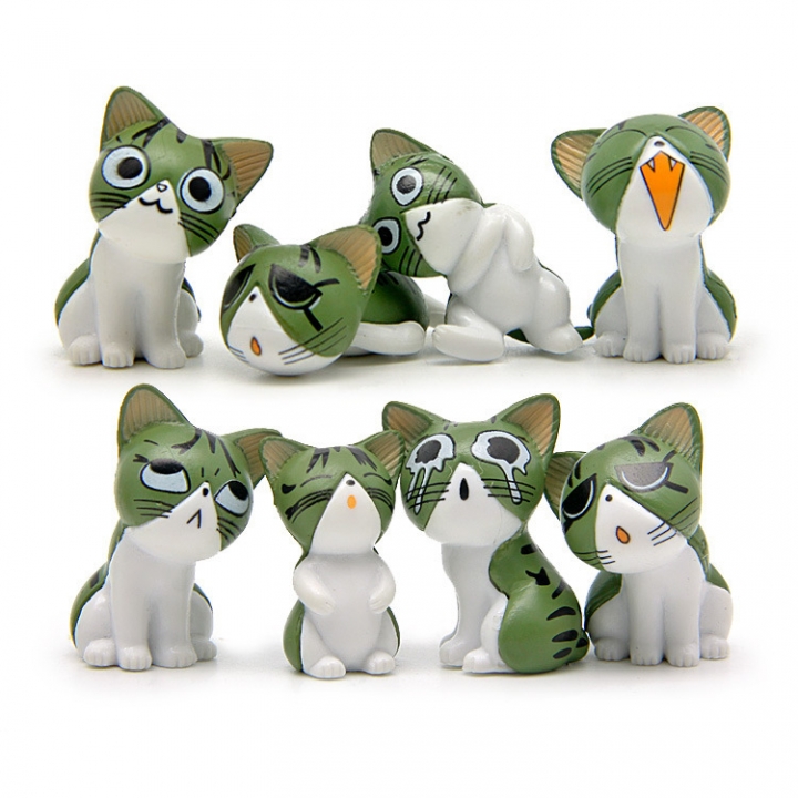Sweet Cheese Cat Private Cat Hand Diy Wild Micro landscape gardening Landscaping Doll