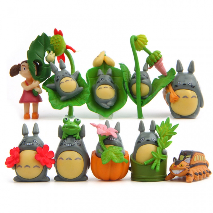 Changeable Modeling Totoro Xiaomei Bus Micro landscape Gardening Landscaping Doll
