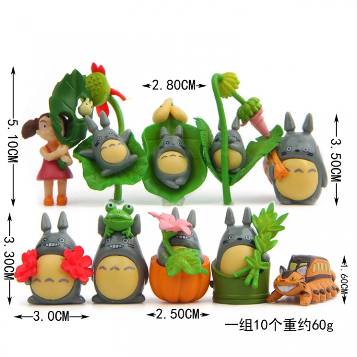 Changeable Modeling Totoro Xiaomei Bus Micro landscape Gardening Landscaping Doll