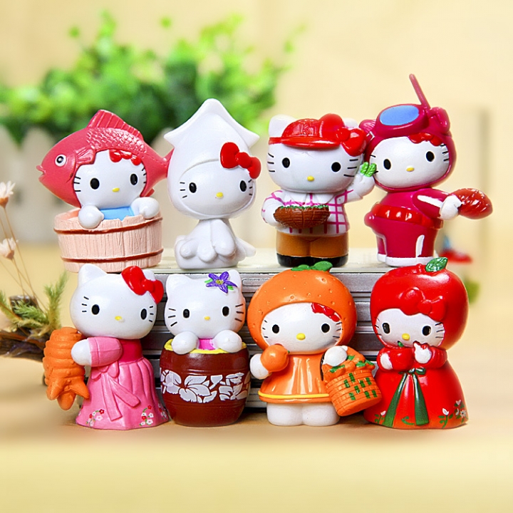 Cat And Cat fruit Creative Cartoon Hand Doll doll Decoration