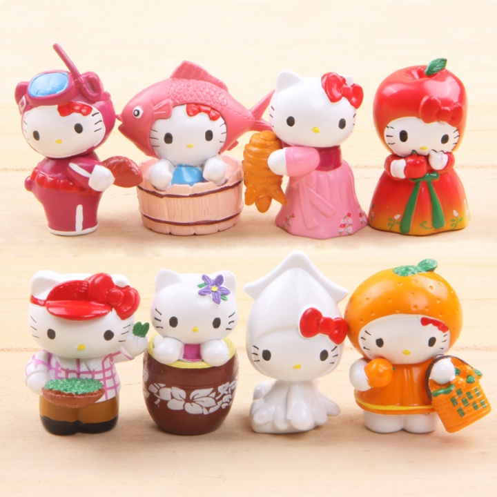 Cat And Cat fruit Creative Cartoon Hand Doll doll Decoration
