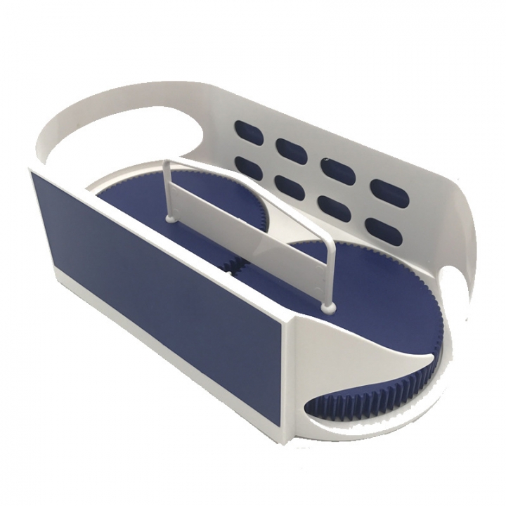 Swivel Organizer Double roller refrigerator Rotate Storage Box Bottle Storage rack