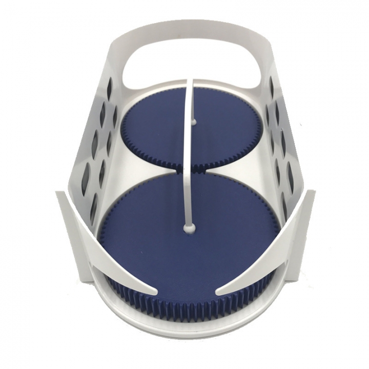 Swivel Organizer Double roller refrigerator Rotate Storage Box Bottle Storage rack