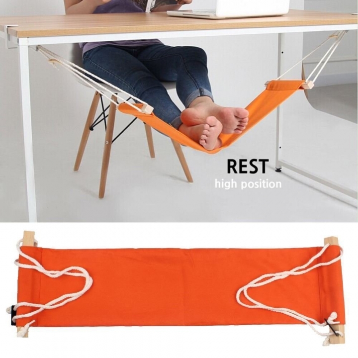 Portable table foot pedal hammock, Internet surfing relax legs