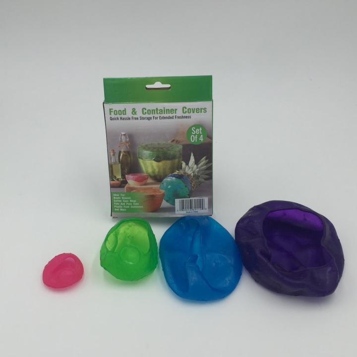 Household Silica Gel Plastic Wrap Creative Kitchen Fruit Vegetable Cover Sealing film kitchen tool