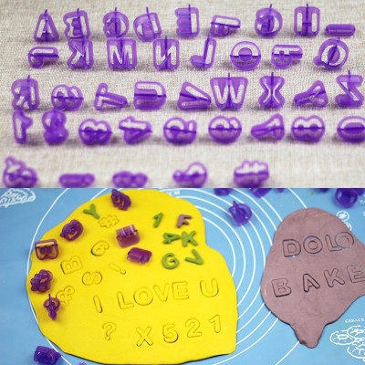 26 English Alphabet Letter Cookie Molds Press Stamp Embosser Cookie Cutter Fondant Baking Mold Tools