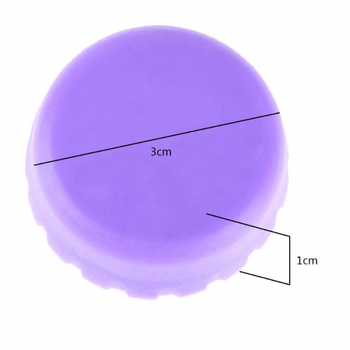 Silica Gel Beer Cover 6 Pieces Round Wine Bottle Cap kitchen Preservation Beer cover