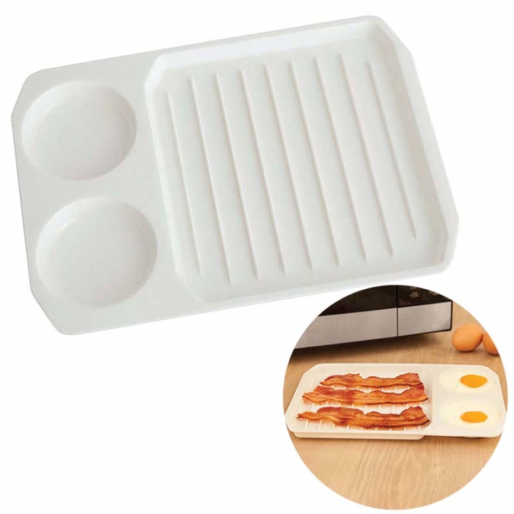 Creative Bacon egg 2 in 1 Microwave oven Baking tray Baking Appliance Kitchen supplies