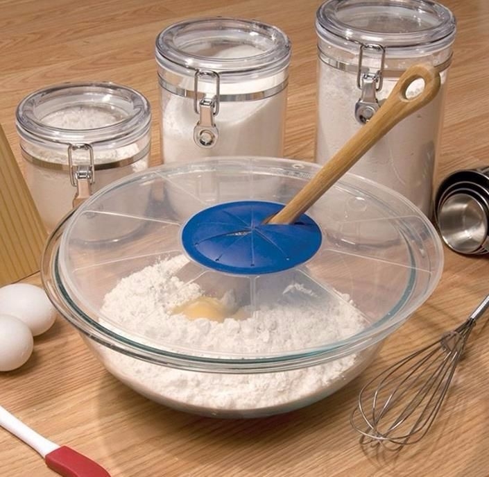 Beat the Eggs Splash Cover Plastic Stir Cover Kitchen Baking flour Egg Cream Appliance