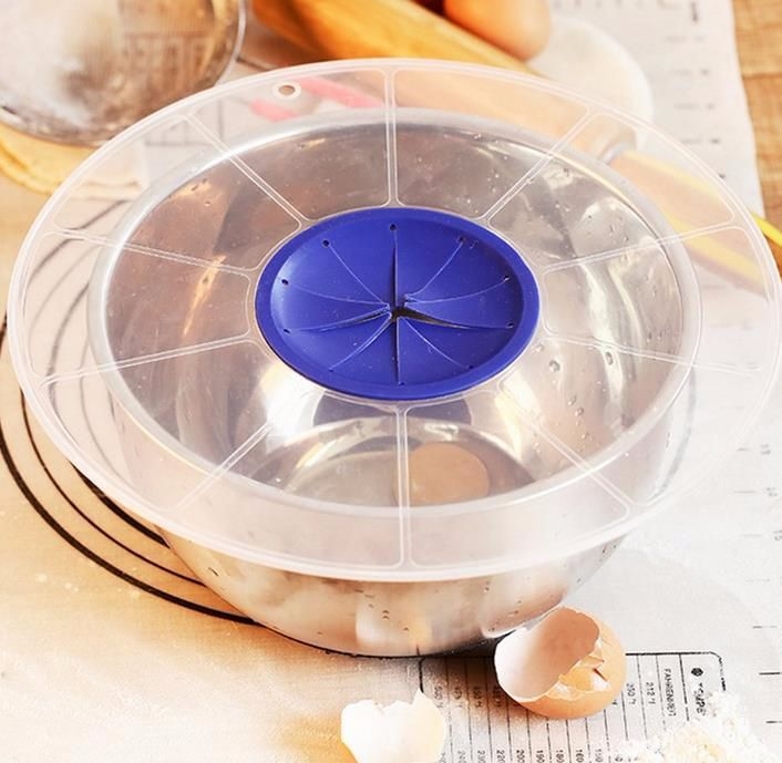 Beat the Eggs Splash Cover Plastic Stir Cover Kitchen Baking flour Egg Cream Appliance