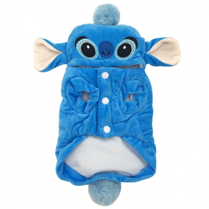 Creative Personality blue Stich Winter Models Dog Clothing dog Clothes pet Supplies