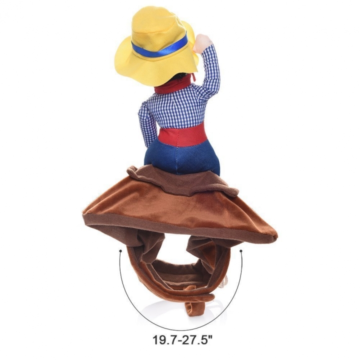 Pet Riding Equipment Cowboy knight Clothes Funny Pet Clothes Dog Clothes pet Supplies