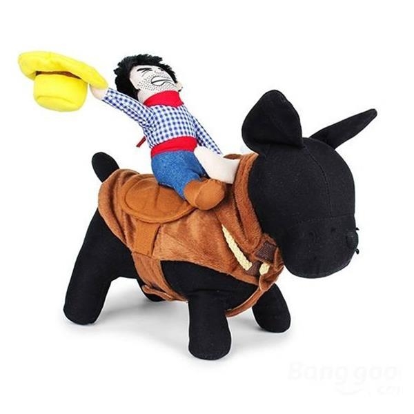 Pet Riding Equipment Cowboy knight Clothes Funny Pet Clothes Dog Clothes pet Supplies