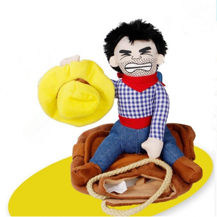 Pet Riding Equipment Cowboy knight Clothes Funny Pet Clothes Dog Clothes pet Supplies