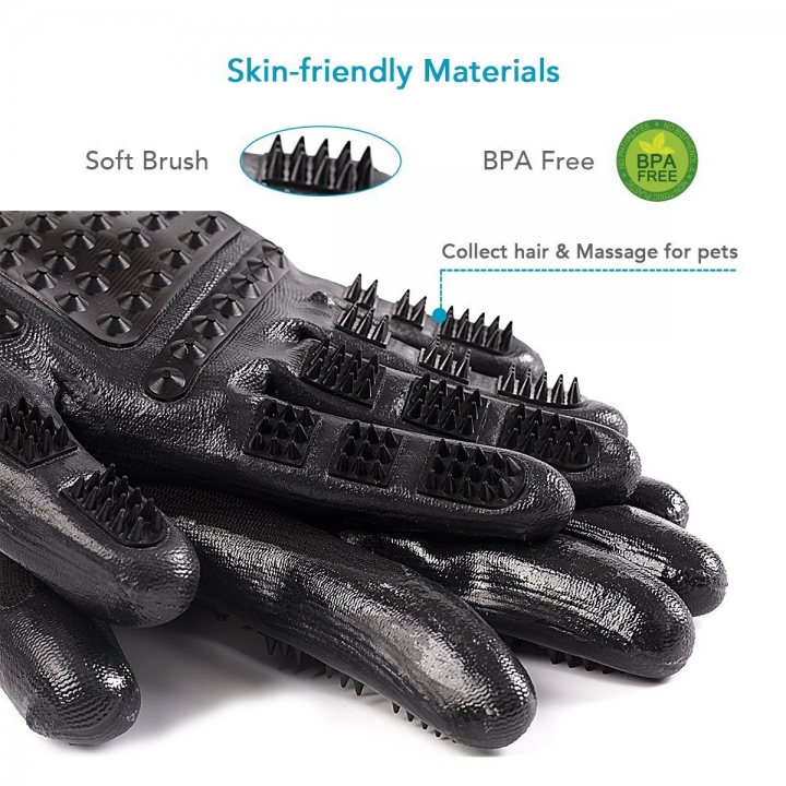 Pet Mane Massage Gloves Cat and dog clean tool Environmental protection Bathing Gloves