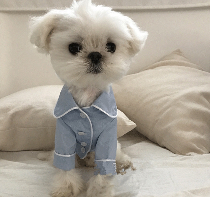 French Dog Pajamas Bomei Bichon Bullfighting Small dog Teddy Pet clothes Blouse