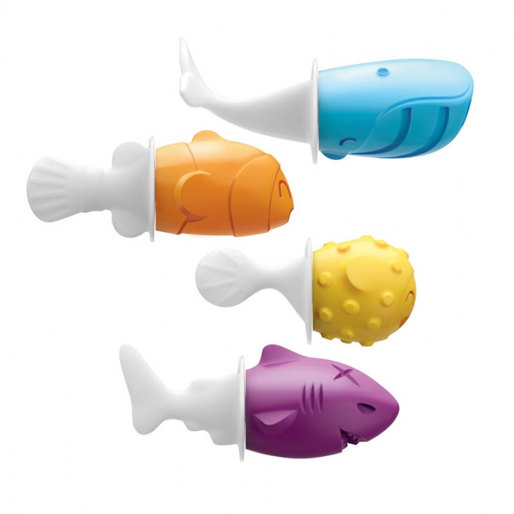 Ugly fish DIY Silica gel Ice mold Creative Stick ice mold plastic Ice Tray Lollipop ice cream Mold