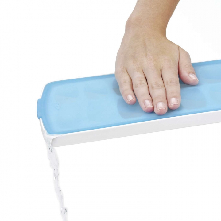 Freezing Ice Block Blue Band Silicone Cover Anti-overflow Square Partition Ice Mold