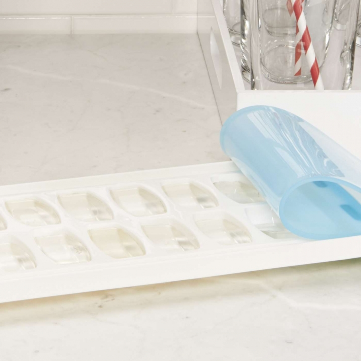 Freezing Ice Block Blue Band Silicone Cover Anti-overflow Square Partition Ice Mold